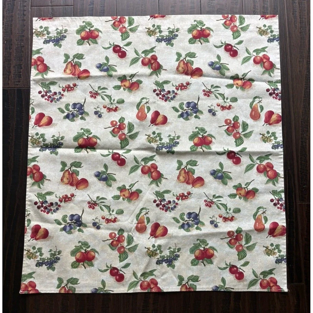 Longaberger Fruit Medley Curtain Panel 29